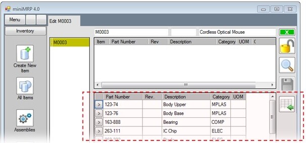 bill of materials type_4